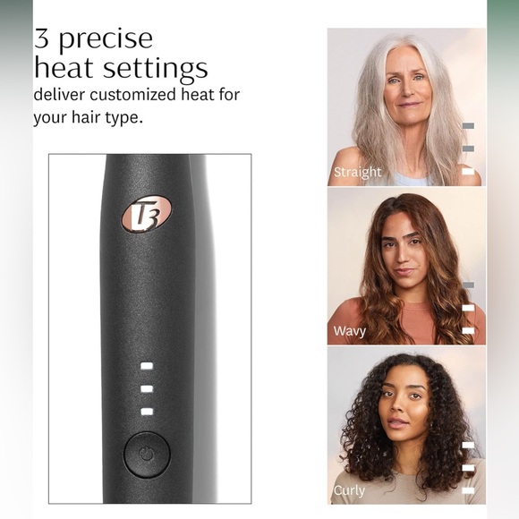 T3 Edge heated smoothing and styling brush, New in box! - Picture 6 of 8